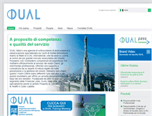 Tablet Screenshot of dualitalia.com
